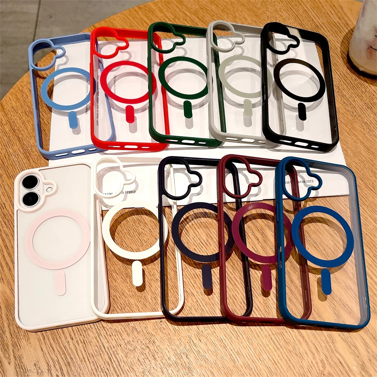 iPhone 16、15、14、13、12、11 Plus、 - Clear Shockproof Bumper Case のレビューと価格