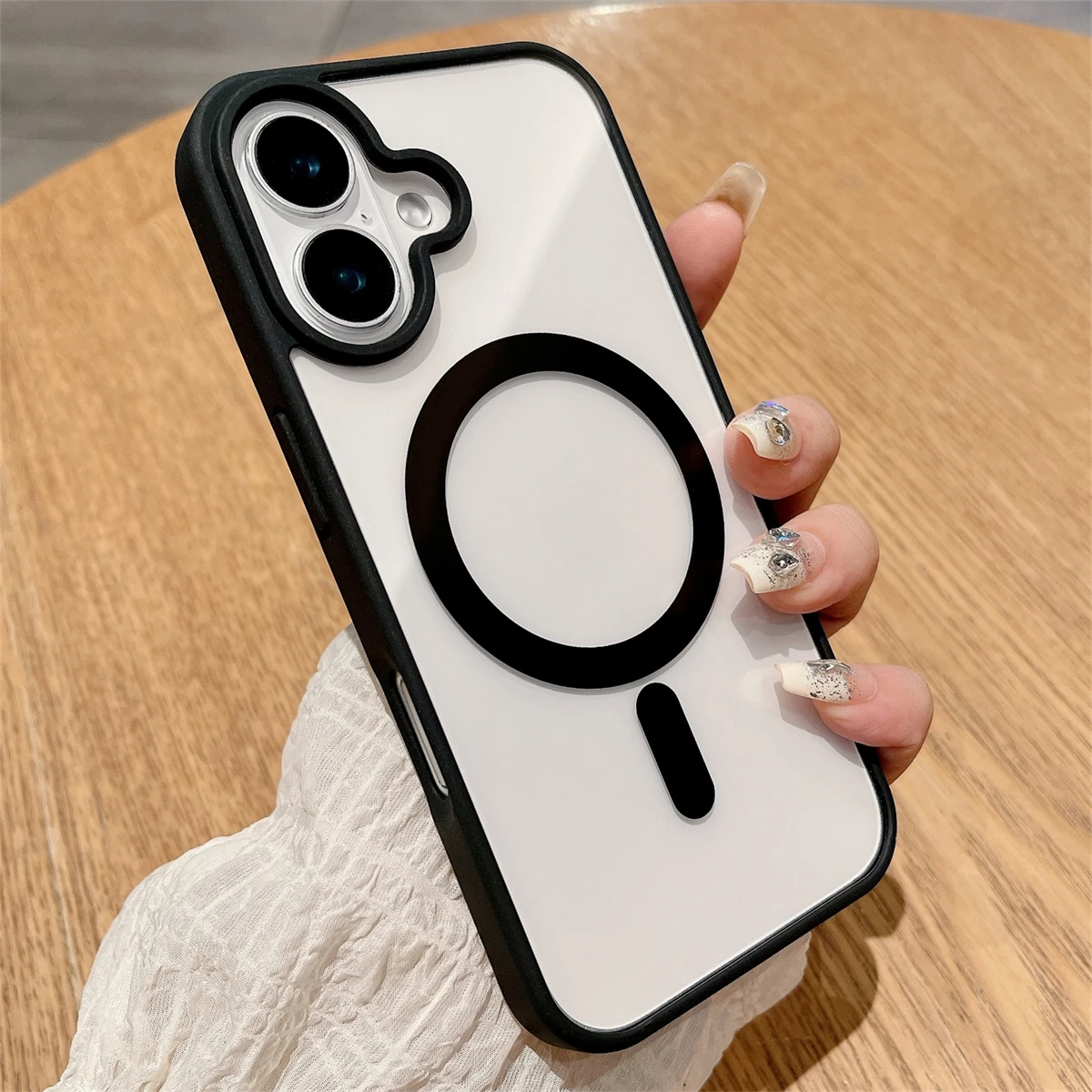 iPhone 16、15、14、13、12、11 Plus、 - Clear Shockproof Bumper Case のレビューと価格