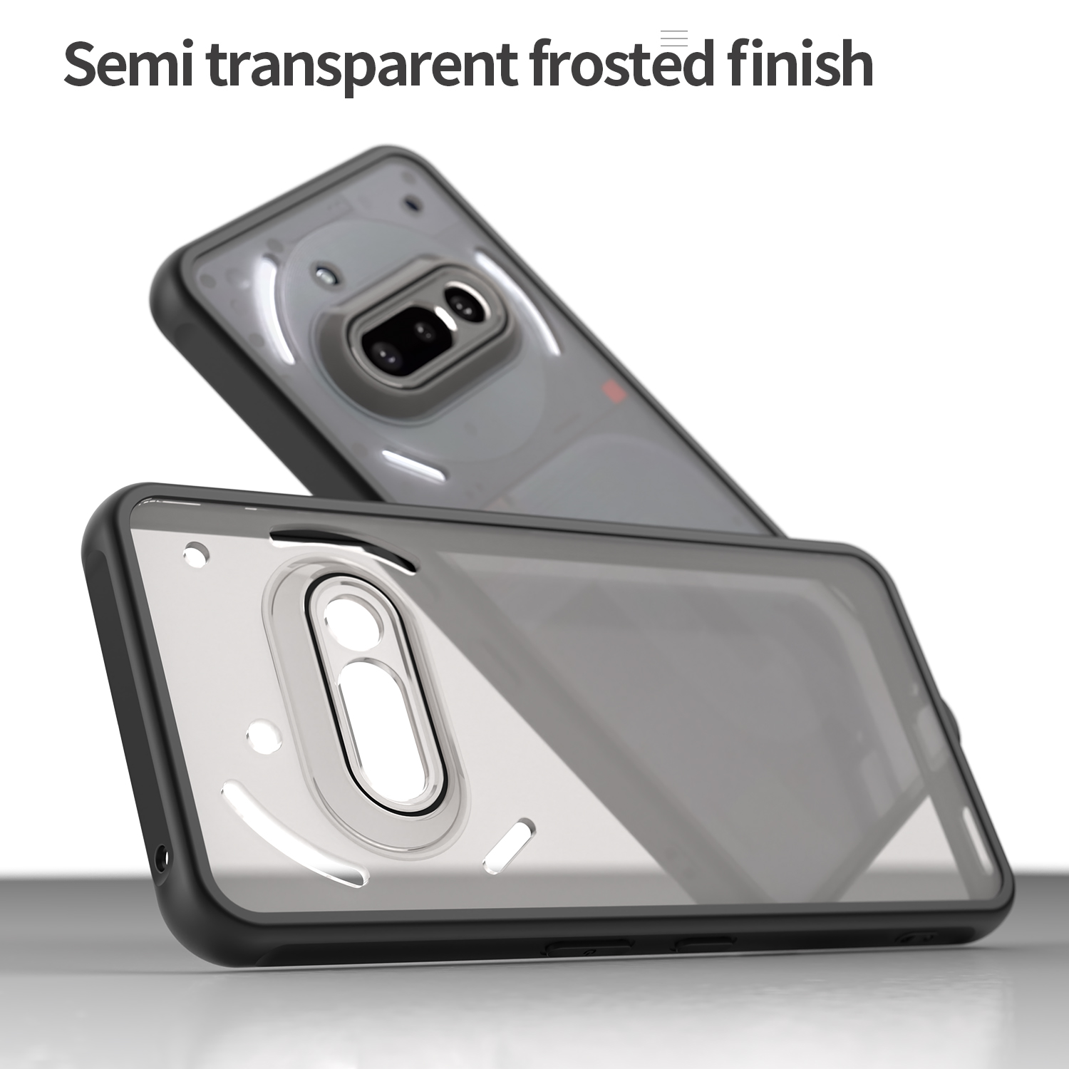 Nothing Phone 3aに対応。全面保護タイプのハー - Matte Hard Pc Back Case のレビューと価格